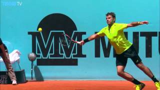 2016 Mutua Madrid Open: Wednesday Highlights inc. Wawrinka Djokovic Nishikori