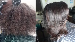 Virgin Relaxer On 4yrs Natural 4C Hair~No Breakage~No Damage~Healthy Hair~Affirm Relaxer