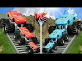 Big & Small Monster Truck King Dinoco vs Big & Small Monster Truck Mcqueen - which is best?