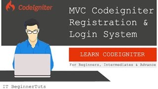 Codeigniter Registration and Login - Login & Logout