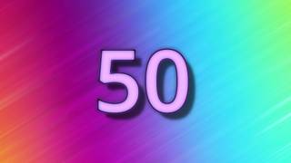 50 Second Countdown | Rainbow Colors
