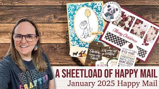 A SheetLoad of Happy Mail and Amazing Gifts! January 2025 Viewer Cards #showusyoursheetload