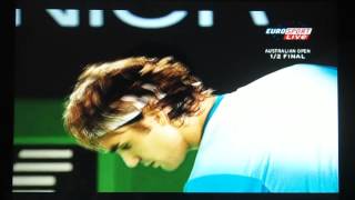 Federer Vs Safin AO 2005 Match point failed tweener