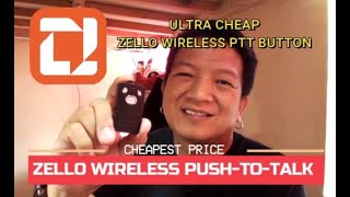 WIRELESS BLUETOOTH PUSH-TO-TALK FOR ZELLO (CHEAP!!!)