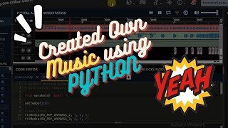 Created Own Music Using Python | Earsketch
