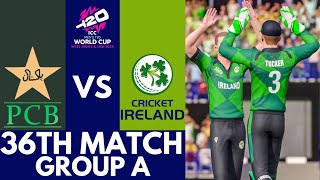 PAKISTAN VS IRELAND | T20 WORLD CUP 2024 - 36TH MATCH - CRICKET 22