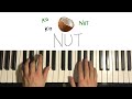 How To Play - Da Coconut Song (Piano Tutorial Lesson)