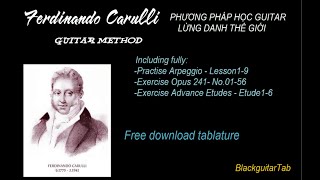 Ferdinando Carulli Guitar Method-The World Famous Guitar Learning Method