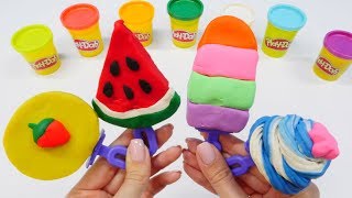 Play Doh oyun hamurundan dondurma yapalım. Eğlenceli video.