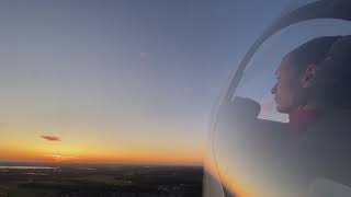 Sunset flight with Yme on the DG-1000