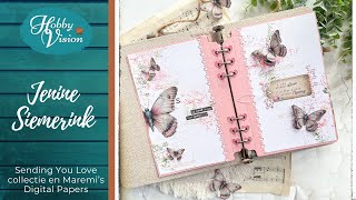 FBLive - 05-02-2025 - Jenine Siemerink - Creatief met JMA Sending You Love \u0026 Maremi's Papers