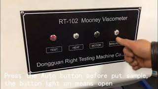 RT-102 Mooney Viscometer For Rubber