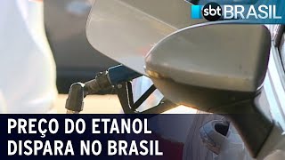 Preço do etanol dispara com queda na safra da cana | SBT Brasil (20/04/22)