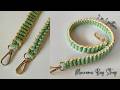 DIY Macrame Bag Strap 2 in 1 Pattern | Macrame Shoulder Bag Strap