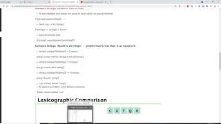 java , ch5 , use compareTo() method to sort strings in alphabetic order