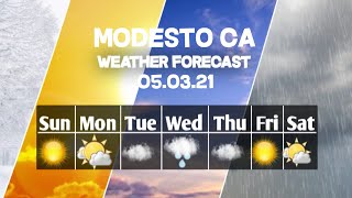 Weather Forecast Modesto, California ▶ Modesto weather Forecast 05/03/2021
