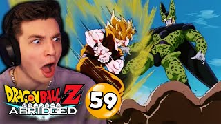 GOKU DESTROYS PERFECT CELL... | DBZ:A REACTION Episode 59