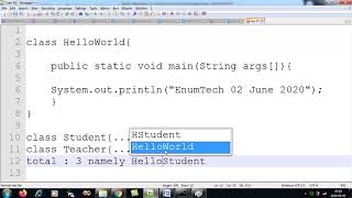 Core Java - Episode 2 (Code,Compile,Run Simple Hello World Program)
