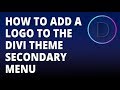 Divi - Add a logo to the Divi theme secondary menu 😎