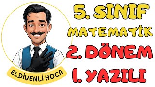 5.Sınıf Matematik 2.Dönem 1.Yazılı Soruları - Örnek Sorular - Eldivenli Hoca