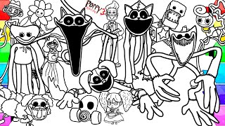 POPPY PLAYTIME Chapter 3 Coloring Pages / How to Color All Bosses and Monsters / NCS MUSIC
