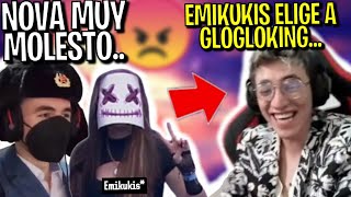 Emikukis no eligió a JustNova... el ship termina :c