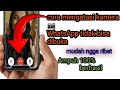 cara  mengatasi kamera WhatsApp tidak bisa digunakan saat video call