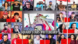 Squard Stabs Whitebeard Reaction Mashup | One Piece Episode 471