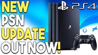 NEW PSN Update Out NOW! BIG RDR2 News!