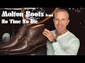 No Time To Die Molton Boots Unboxing and Review