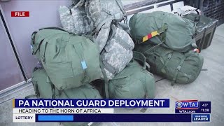 Deployment ceremony held in Harrisburg for members of Pennsylvania Army National Guard