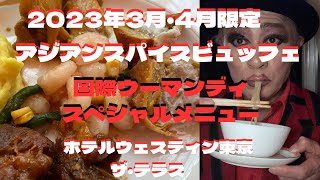 そこまでクセがないアジアン料理で苦手な方でも美味しく食べれるアジアンスパイスビュッフェ！ホテルウェスティン東京ザ・テラス！