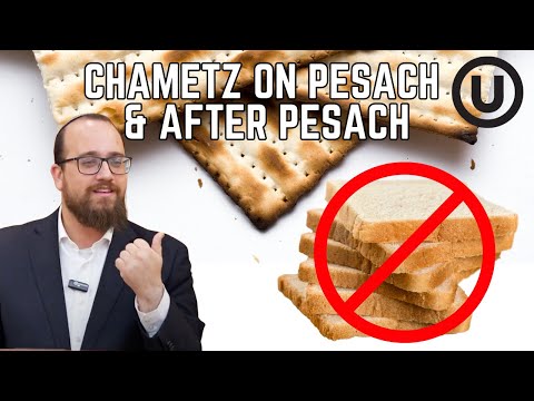 Chametz On Pesach After Pesach Rabbi Ezra Friedman Youtube