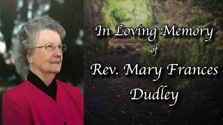 Rev. Mary Frances Dudley Funeral