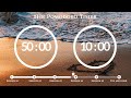 50 Minute Pomodoro Timer 🌊Ocean Wave ASMR 📚5-Hour Study ⏱Pomodoro 50/10, 50 min x 5 sets