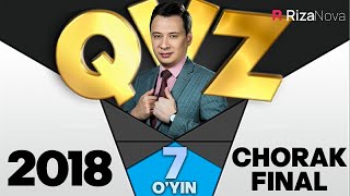 QVZ 2018 CHORAK FINAL 7-O'YIN