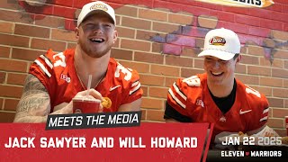 Jack Sawyer, Will Howard bask in glory of national championship at Raising Cane’s appearance