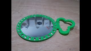 هاذ المرايا ديال 5 دراهم رجعت همة وشان/شوفي كيفاش/ recycle old mirror/diy craft