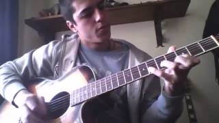 Born Of Osiris - Devastate solo on acoustic guitar