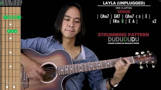 Layla Unplugged Guitar Cover Acoustic Eric Clapton 🎸 |Tabs + Chords|