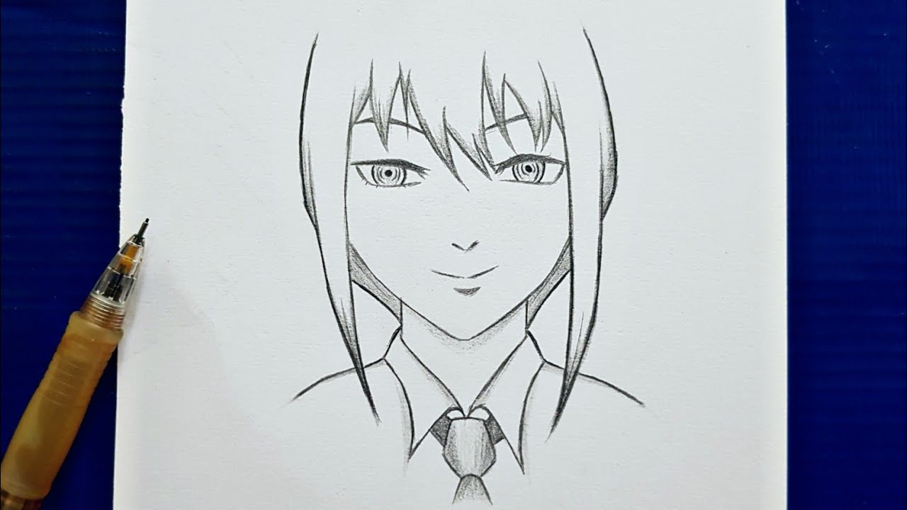 How To Draw Makima Chainsaw Man Makima Step By Step Easy Youtube