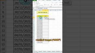 cara cepat mencari hari dari sebuah tanggal dengan rumus di Excel