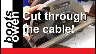 Makita 5703R saw cord replacement