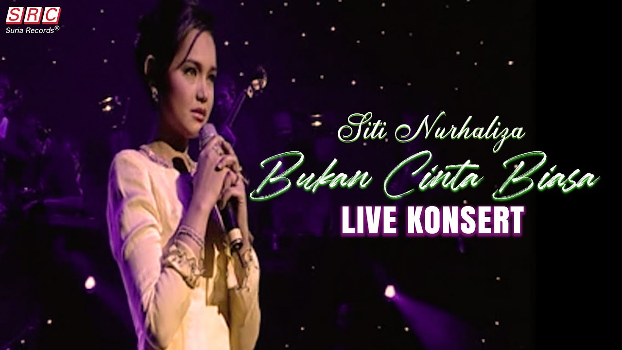 Siti Nurhaliza - Bukan Cinta Biasa (LIVE KONSERT) - YouTube