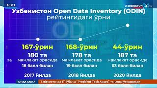 Факт 24 — Ўзбекистон Очиқ маълумотлар рейтингида 40-ўринга кўтарилди (mtrk.uz)