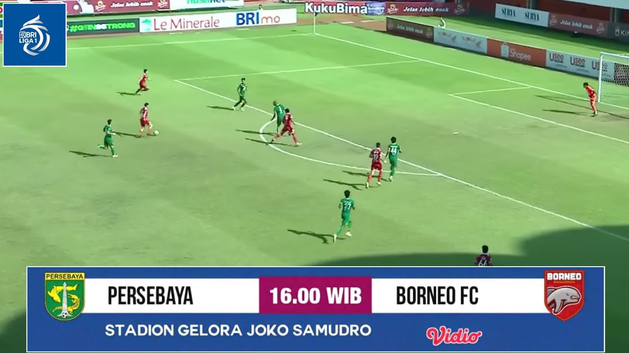 PERSEBAYA VS BORNEO FC MATCHDAY 22 BRI LIGA 1 INDONESIA 3 FEBRUARY 2023 ...