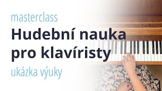 Ukázka z masterclassu Hudební nauka pro klavíristy