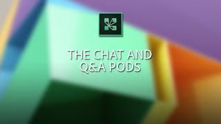 The Chat pod and Q\u0026A pod in Adobe Connect