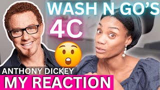 Reacting To Anthony Dickey's Wash N Go Method On 4C Hair