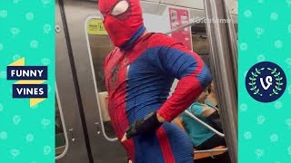 Try Not To Laugh Challenge - Subway Creatures | Most Weird Strange People On The Subway